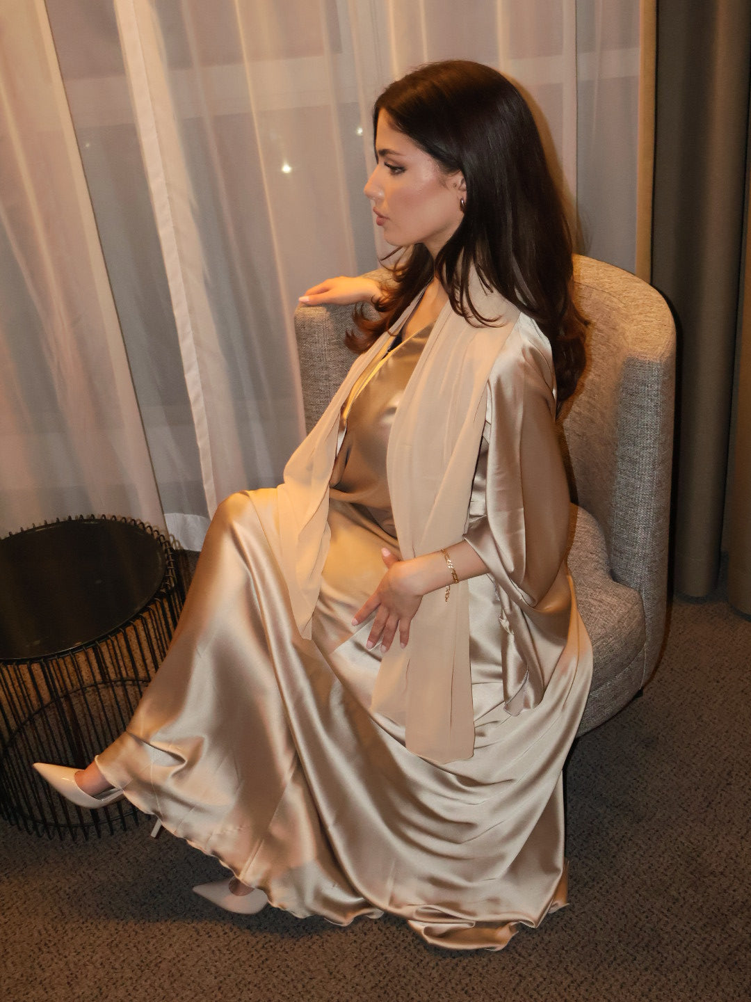 Satin Abaya
